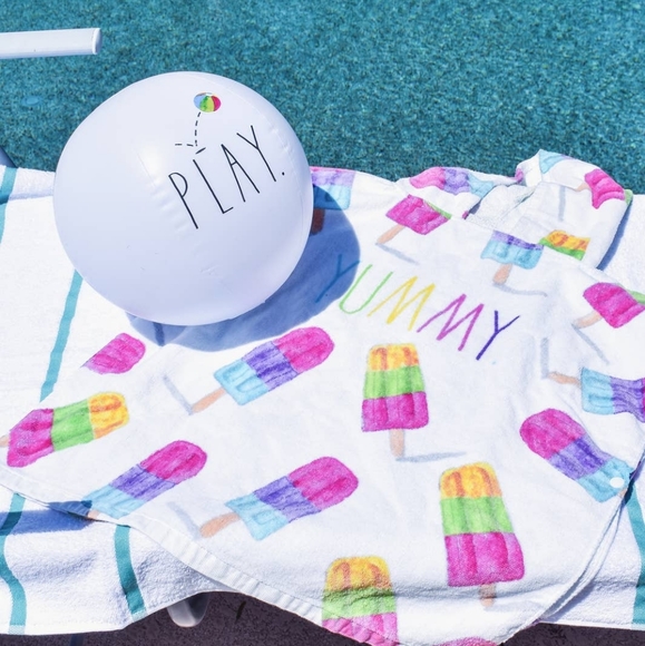 LAST ONE Rae Dunn (Child's) Hooded Towel Yummy - Picture 3 of 6